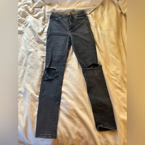 Forever 21 Black Skinny Jeans Size US 26